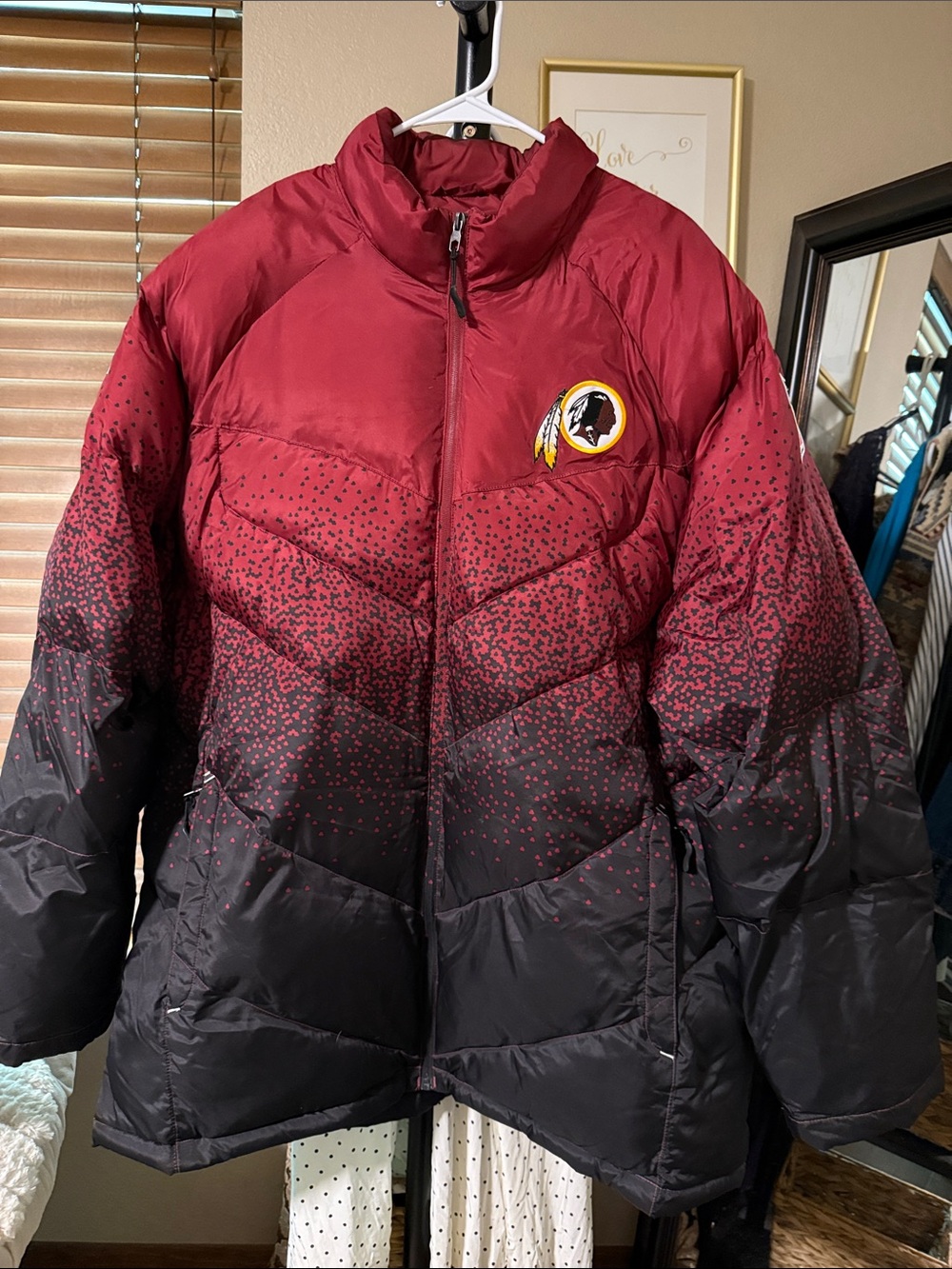 Vintage Washington Redskins NFL puffer jacket